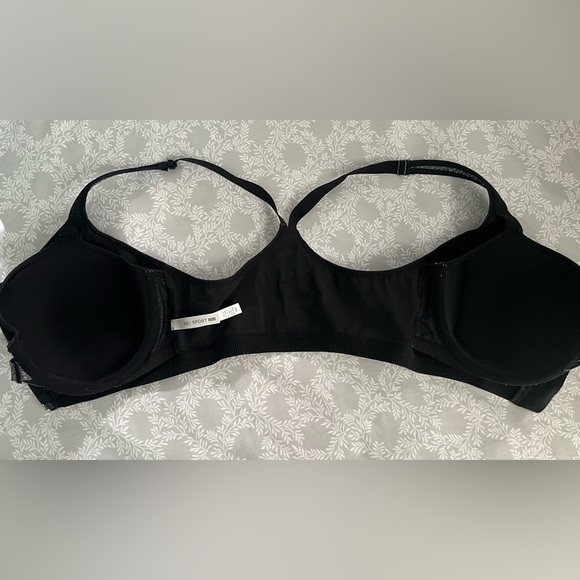 Victoria's Secret VSX Knockout Front Zip Sports Bra 34DDD Gray Black Padded - Picture 6 of 10